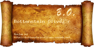 Bottenstein Olivér névjegykártya